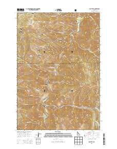 Pilot Peak 2013 topographic map thumbnail