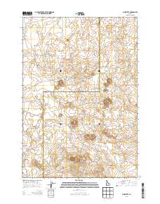 Pine Butte 2013 topographic map thumbnail