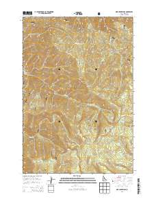 Pine Creek Ridge 2013 topographic map thumbnail