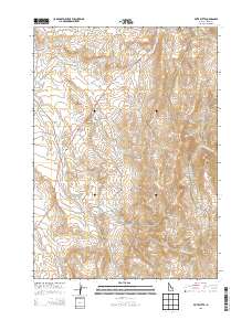 Piute Butte 2013 topographic map thumbnail
