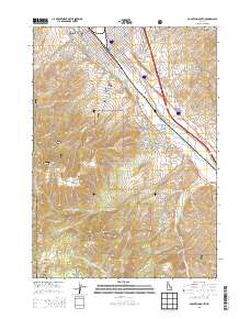 Pocatello South 2013 topographic map thumbnail