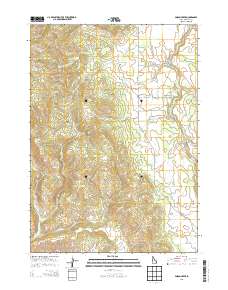 Poison Creek 2013 topographic map thumbnail