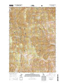 Poison Peak 2013 topographic map thumbnail