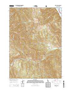 Poker Peak 2013 topographic map thumbnail