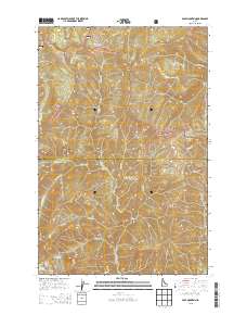 Pole Mountain 2013 topographic map thumbnail