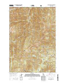 Pollock Mountain 2013 topographic map thumbnail