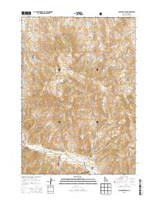 Porphyry Peak 2013 topographic map thumbnail