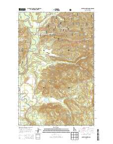 Prater Mountain 2013 topographic map thumbnail