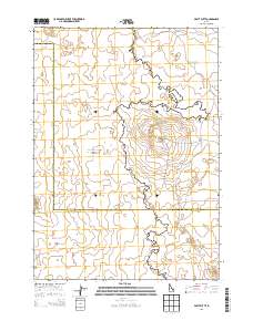Pratt Butte 2013 topographic map thumbnail