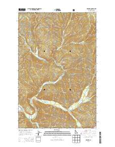 Prichard 2013 topographic map thumbnail