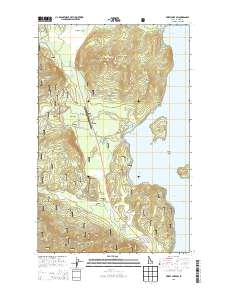 Priest Lake SW 2013 topographic map thumbnail