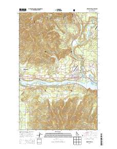 Priest River 2013 topographic map thumbnail
