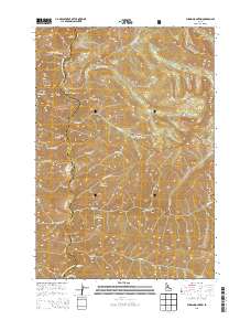 Puddin Mountain 2013 topographic map thumbnail