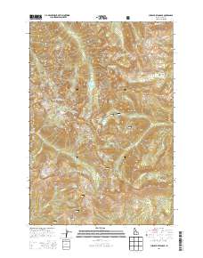 Purgatory Saddle 2013 topographic map thumbnail