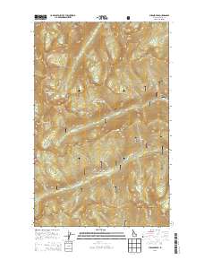Pyramid Peak 2013 topographic map thumbnail