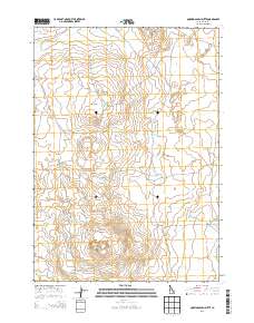 Quaking Aspen Butte 2013 topographic map thumbnail