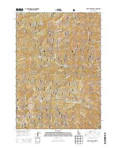 Rabbit Creek Summit 2013 topographic map thumbnail
