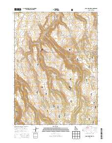 Rams Horn Ridge 2013 topographic map thumbnail