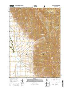 Ramshorn Canyon 2013 topographic map thumbnail