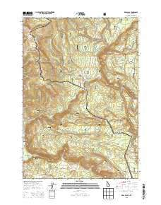 Reas Pass 2013 topographic map thumbnail
