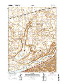 Register Rock 2013 topographic map thumbnail