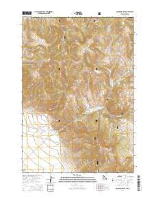 Reservoir Creek 2014 topographic map thumbnail