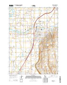 Rexburg 2013 topographic map thumbnail