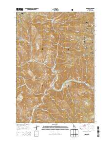 Riggins 2013 topographic map thumbnail