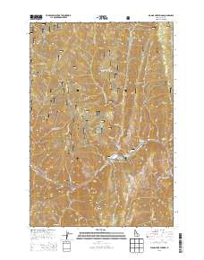 Riggins Hot Springs 2013 topographic map thumbnail