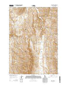 Riley Butte 2013 topographic map thumbnail