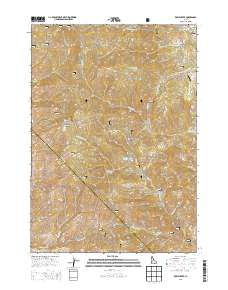 Robie Creek 2013 topographic map thumbnail