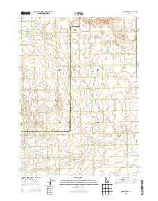Rock Butte 2013 topographic map thumbnail