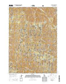 Rocky Bar 2013 topographic map thumbnail