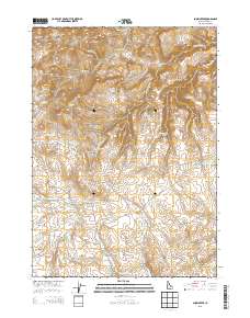 Snow Creek 2013 topographic map thumbnail