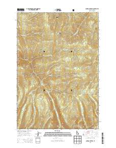 Sourdough Peak 2013 topographic map thumbnail