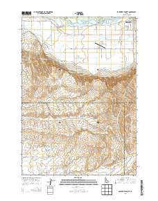 Southwest Emmett 2013 topographic map thumbnail