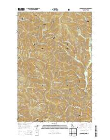 Spades Mountain 2013 topographic map thumbnail