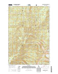 Spread Creek Point 2013 topographic map thumbnail