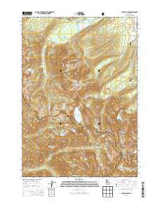 Stanley Lake 2013 topographic map thumbnail