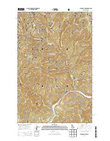 Steamboat Creek 2014 topographic map thumbnail