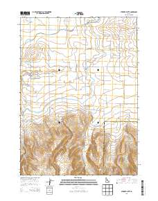 Stricker Butte 2013 topographic map thumbnail