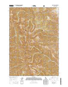 Sunset Peak 2013 topographic map thumbnail