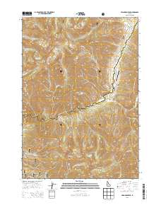 Swanholm Peak 2013 topographic map thumbnail