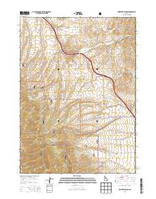 Sweetzer Canyon 2013 topographic map thumbnail