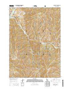 Sydney Butte 2013 topographic map thumbnail