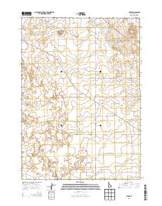 Taber 2013 topographic map thumbnail