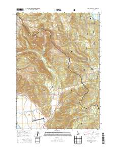 Targhee Pass 2013 topographic map thumbnail