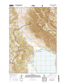 Targhee Peak 2013 topographic map thumbnail