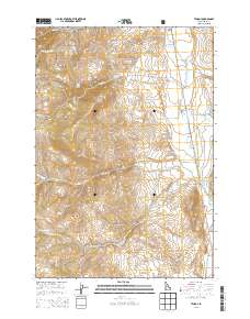 Tendoy 2013 topographic map thumbnail