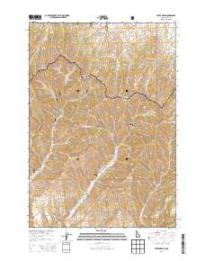 Tepee Draw 2013 topographic map thumbnail